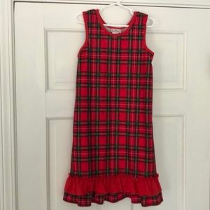 Plaid nightgown & robe Laura Dare sz 5